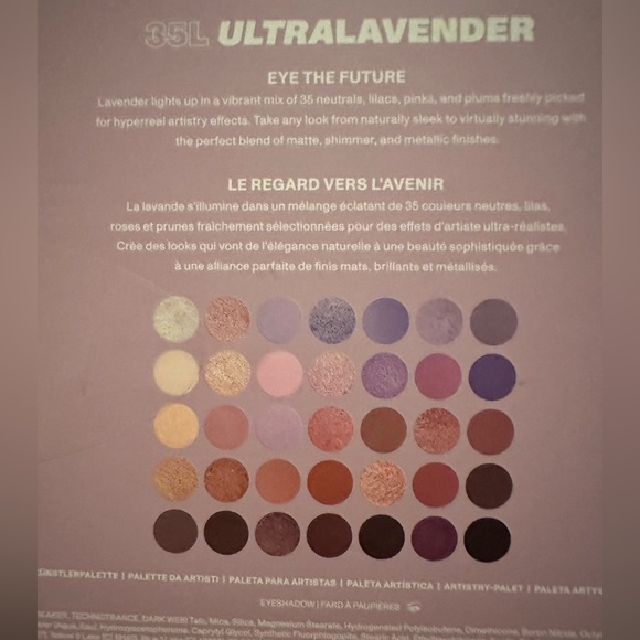 Morphe 35L Ultralavender Artistry Palette. Brand New. - Picture 2 of 2